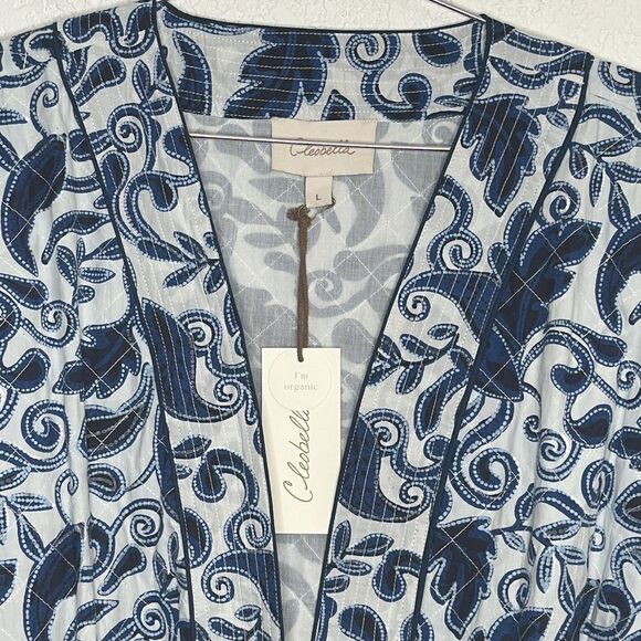 New Cleobella Tayla Wrap Vest Top in Azulejo Large Blue/White Revolve - Picture 4 of 16